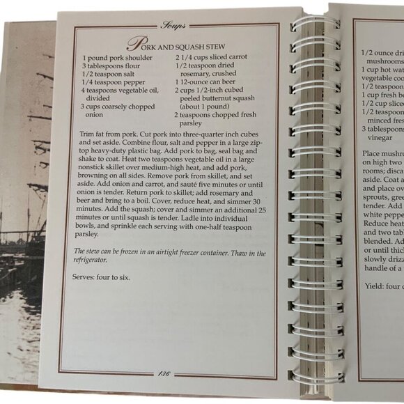 A River Runs Backward Cookbook Junior League Of Jacksonville Fl 1995 Hardcover - Picture 8 of 13